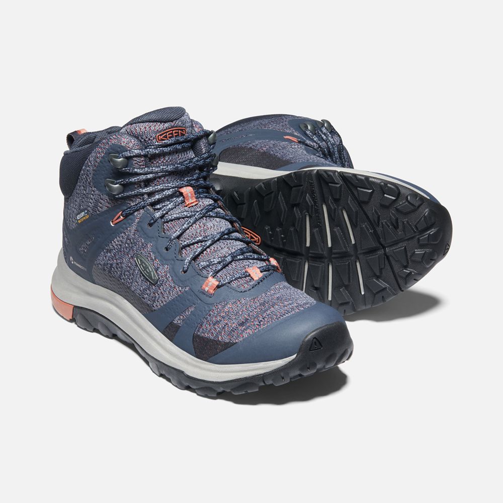 Keen Outdoor Bot Kadın Mavi - Terradora Ii Waterproof - Türkiye XIDH43951